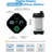 Portable Camping Shower, 6000mah Rechargeable Camp Shower Pump With Led Display, 2 Mode Electric Portable Shower For Camping, Hiking, Travelling, Washing