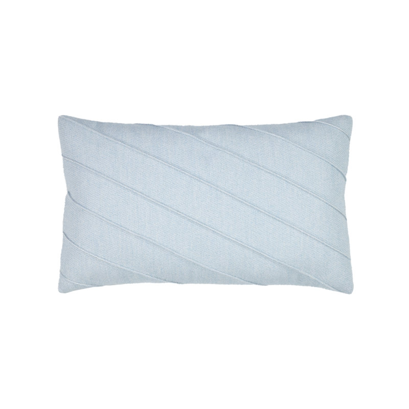 Uplift Sunbrella® Indoor/Outdoor Pillow Cover & Insert by Elaine Smith, 12" H x 20" W, Blue, Rectangular