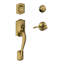 Camelot Double Cylinder Handleset with Accent Right Interior Lever-171088101-171051177-171088460