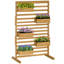 Support en treillis pour plantes Outsunny en bois avec 5 boîtes à fleurs suspendues
