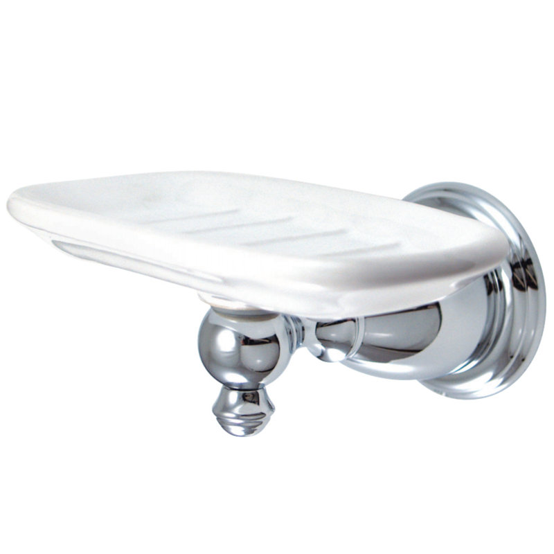 Kingston Brass English Vintage Wall Mount Soap Dish Holder, Polished Chrome