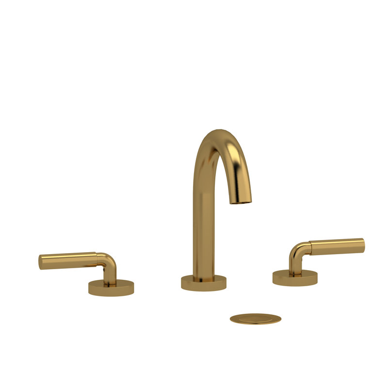 Riu™ Widespread Bathroom Faucet with Drain Assembly, Brushed Gold