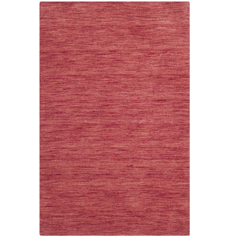 Lynndale Msj Hand Loom Wool Pile Solid Color Rug, Rectangle 2'6" x 3'1