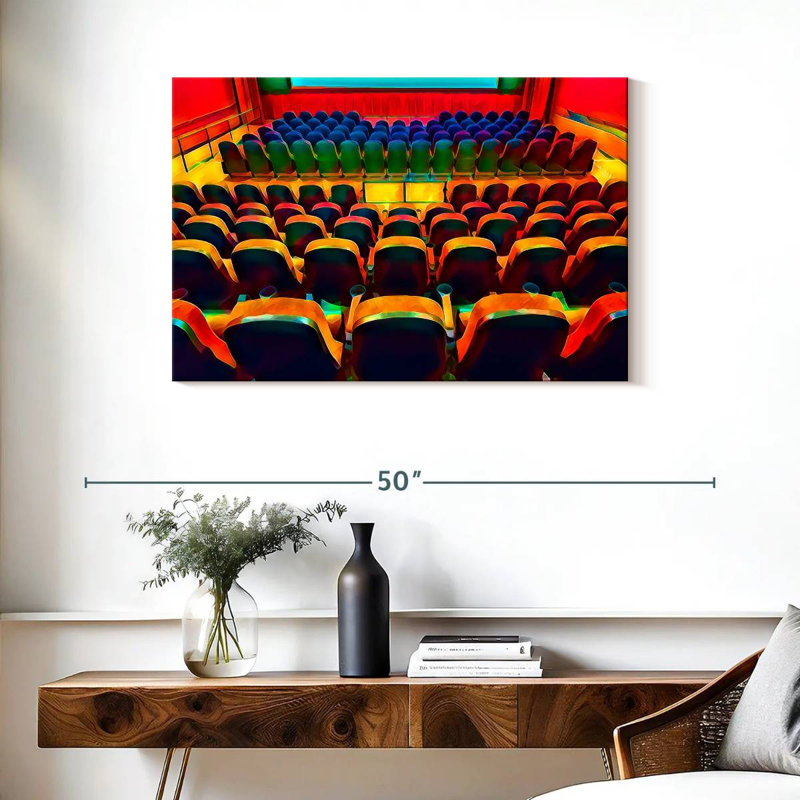 Salle de cinéma Lilie, H 24 po x l 36 po