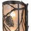 Rustic Lodge 2 - Light Flush Mounted Sconce-16183303-125013075