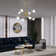 8-Light Modern Sputnik Sphere Chandelier