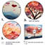 «Blossoming Pink Heart Tree», ensemble de décorations murales-753963311-753963298
