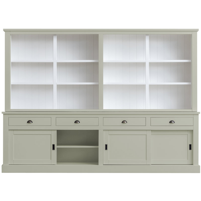 Byers Display Cabinet, Pebble Grey