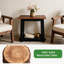 Table d'appoint en bois massif avec rangement-1118199653