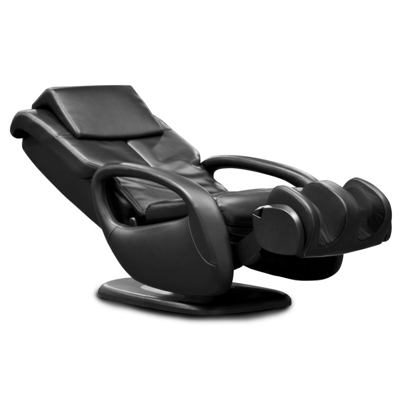 Black Faux Leather Swivel Massage Recliner Chair