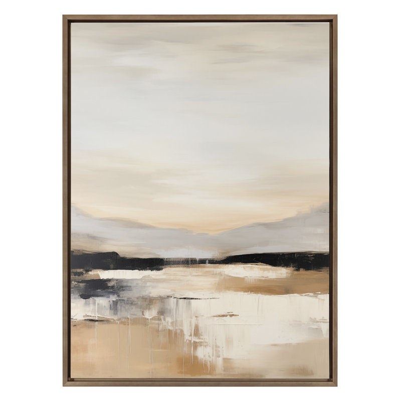 «Peaceful Landscape III» par Amy Lighthall, reproduction d'art sur toile encadrée