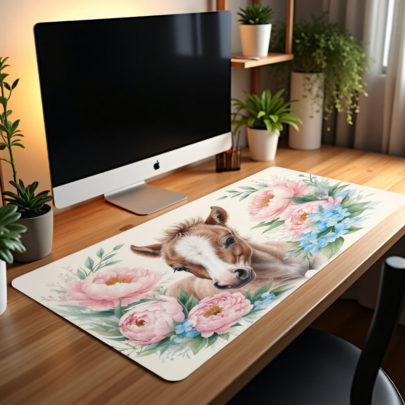 Polyester Desk Pad, 31.5x15.5