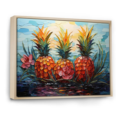 Pineapple Pond, mosaïque sur toile