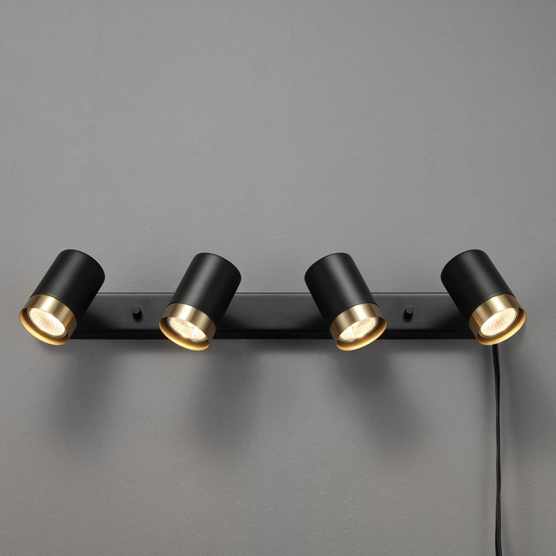 22.25'' 4 -Light Fixed Track Track Kit with Adjustable Head