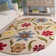 Emrick Hand Hooked Wool Floral Rug