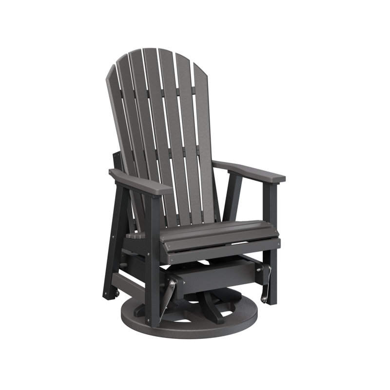 Fauteuil coulissant berçant berlinois berlinois, Smoke Gray Top/Black Base