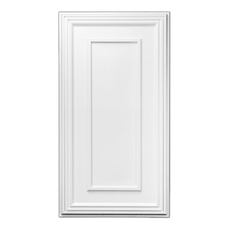 Carreau de plafond en PVC 4 pi x 2 pi, Blanc
