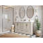 Meuble-lavabo double 60 po avec plateau Charlotte-94667884