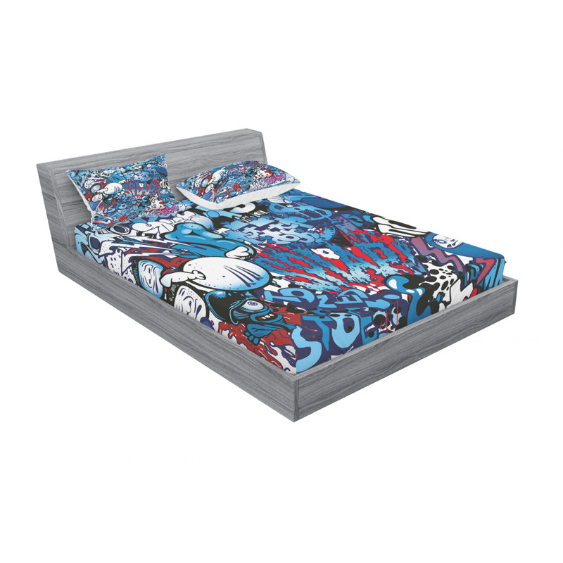 Microfiber Sheet Set, Full/Double Sheet Set with Fitted Sheet