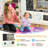 Kid’s Pretend Play Kitchen Toddler Kitchen Playset with Blackboard Gray-122872312