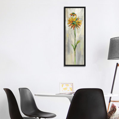 « single tige fleur iii » par silvia vassileva,, reproduction d’impression sur toile tendue