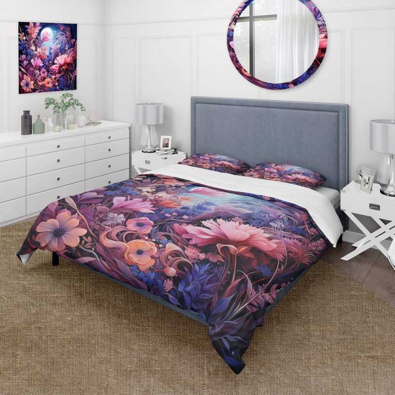 Ensemble de housse de couette Meadow Breeze - Meadow, Housse de couette pour très grand lit