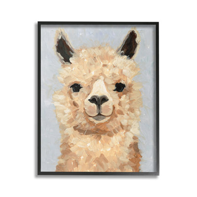 «Fuzzy Alpaca Peinture» par Victoria Barnes sur toile
