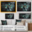 Art mural sur toile lumineux avec des yeux bleus I - animaux-87340834-87340840