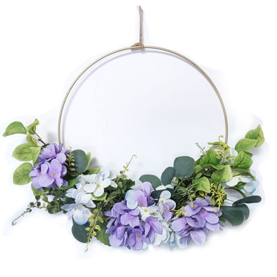 Demi-couronne d'eucalyptus 16 po