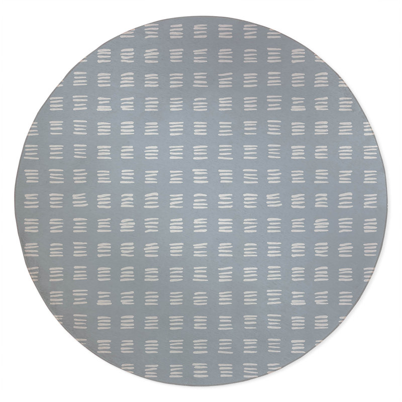 Tapis d'extérieur antidérapant Dash, Rond 5 pi
