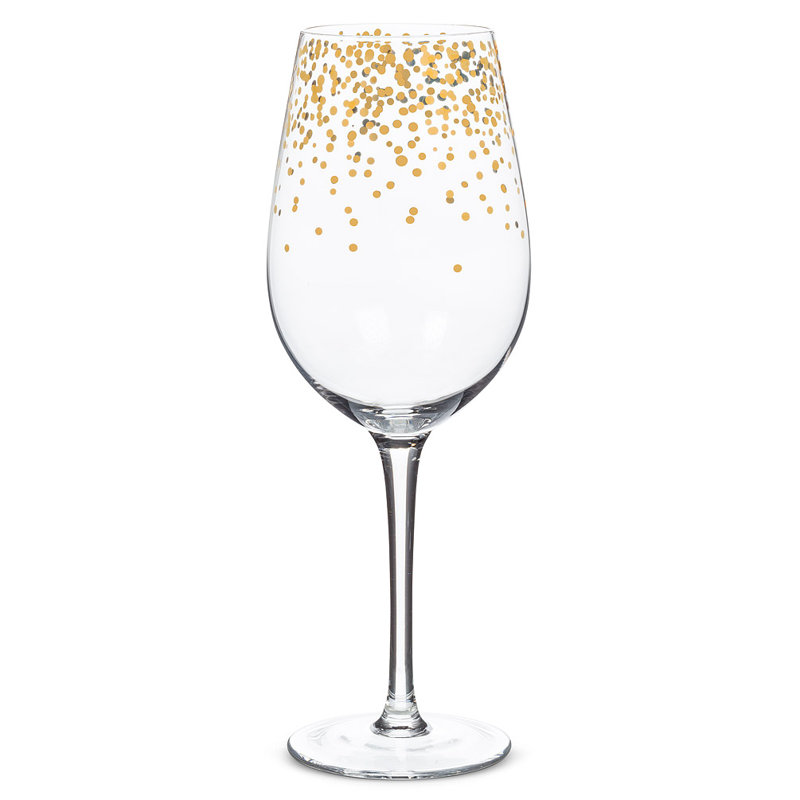 Confetti 14 oz. Verre à vin blanc, Doré