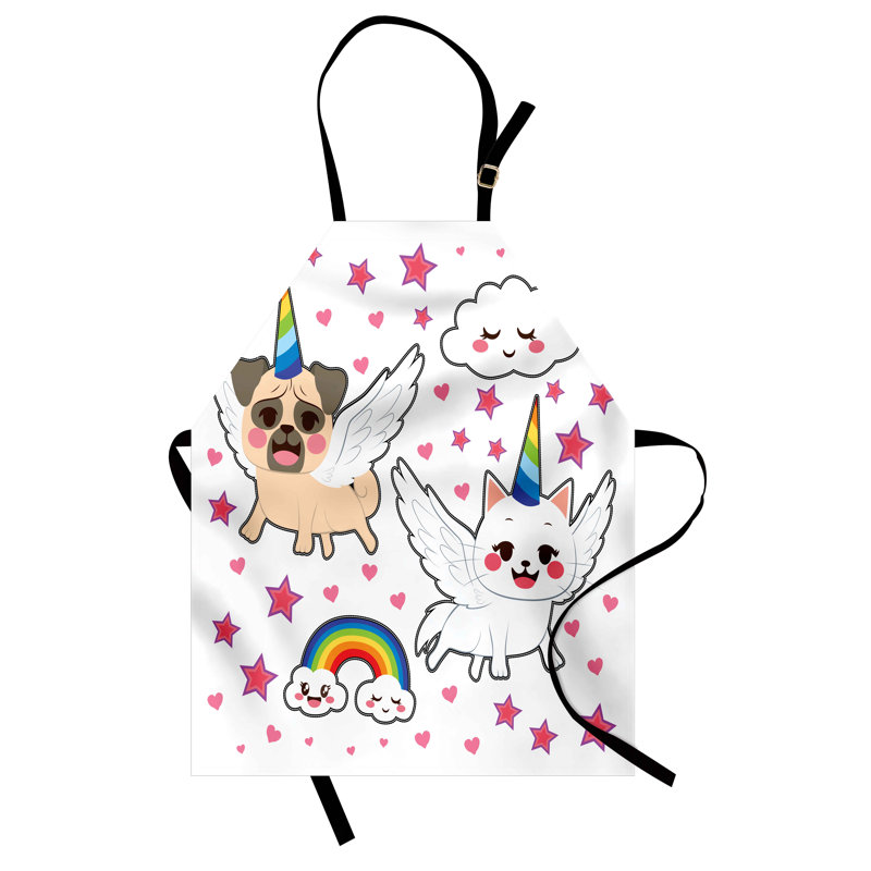 No Pattern Bib Apron