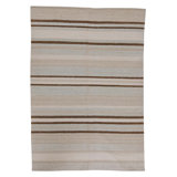Hand Knotted Wool Area Rug in Sky And Tan