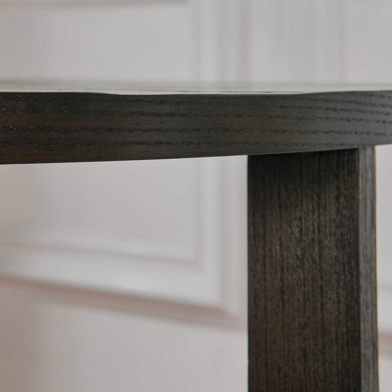 Freyha End Table, Ebony Black, 24" H x 25.2" W x 25.2" D