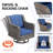 Two Swivel Chairs + A Side Table