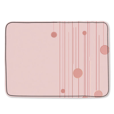 Tapis de bain abstrait
