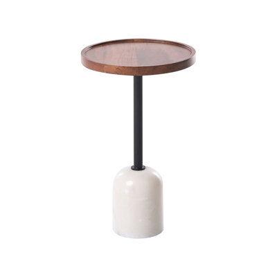 Pedestal End Table