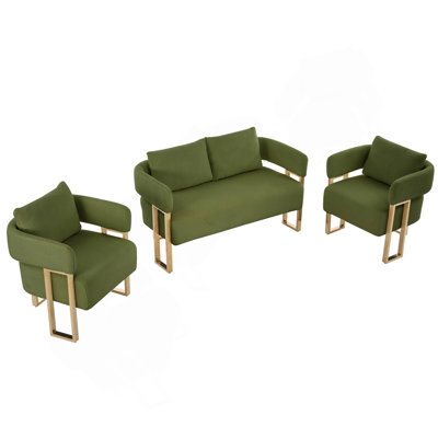 Chaise décorative moderne, chaise d'appoint de salon avec pieds en métal doré, sans roulettes, convient au vestiaire, à la salle de réception, au bureau, aux canapés rembourrés en polaire Teddy
