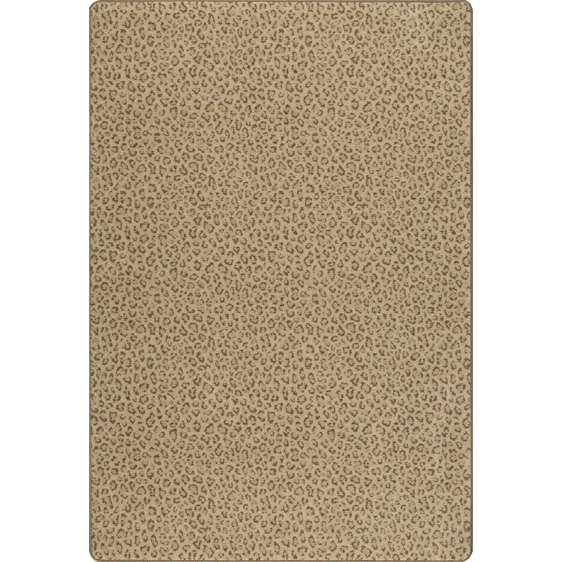 Imagine Wild Journey Desert Tan Animal Print Area Rug, Rectangle 10'9" x 13'2"