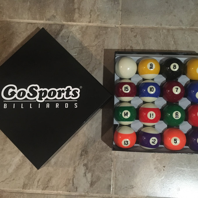 GoSports Regulation Pool Balls For Pool Table – Premium Set Of 16