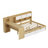 Wooden L-Shape Daybed with Seven Storage Cabinets and Two Storage Drawers, Multi-functional Bed with Study Desk and Built-in Bookshelf-442040-442042