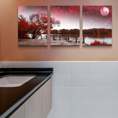 3 Piece Wrapped Canvas Print