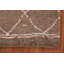 Tapis décoratif brun marocain oriental 2 x 3