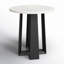 Baudelaire Marble Top End Table-891021215-912420701