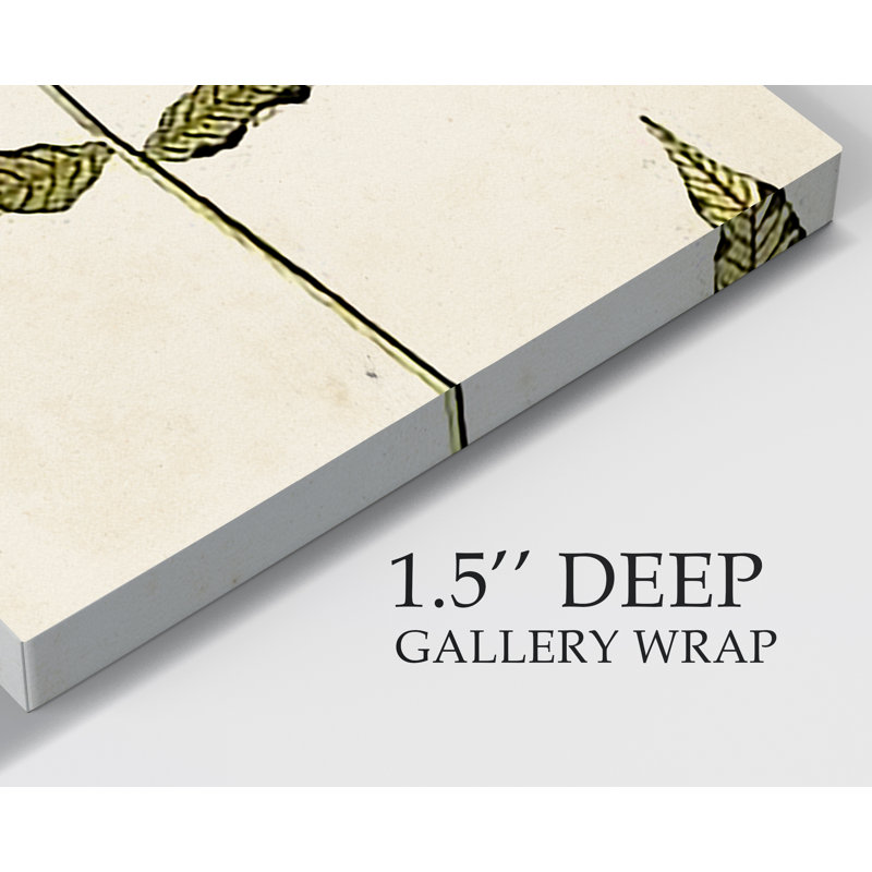 Fern Botanical III - Wrapped Canvas Print, 12" H x 8" W x 1" D, Wrapped Canvas
