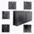 Matte Black Fireplace Insert with 5000 BTU-106895105