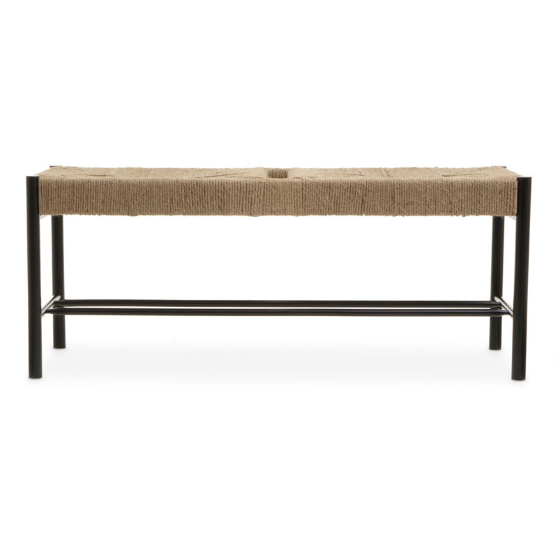 Oberle Wicker Bench