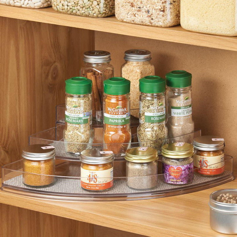 Twillo Freestanding Spice Rack, Clear