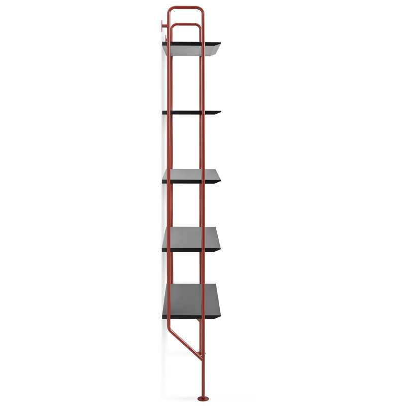 Hitch Etagere Bookcase, Black/White