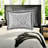 Luxurious Silver Jacquard Bedding Sets, Polyester Damask Design For Home Elegance